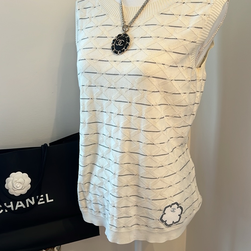 CHANEL TANK TOP SIZE 42 - Picture 12 of 12